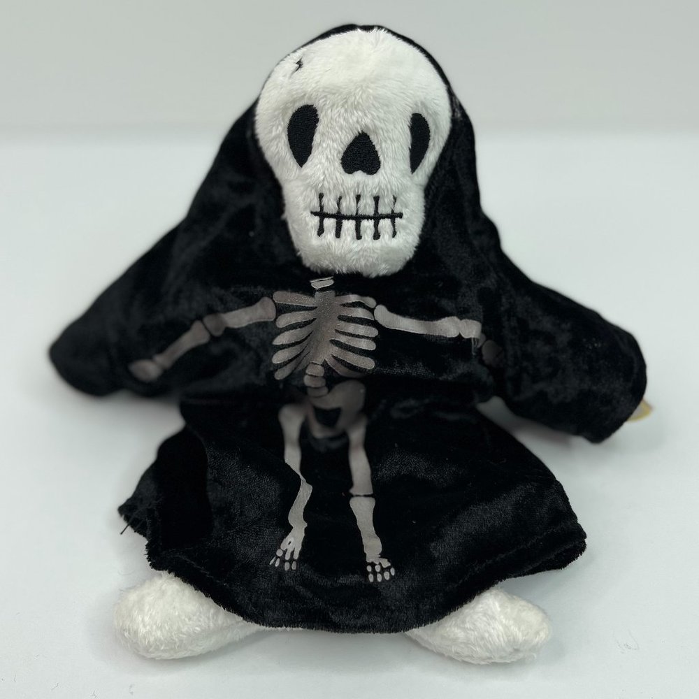 VTG Ty Creepers The Halloween Skelton Beanie Baby Babies Plush With Tag 2000